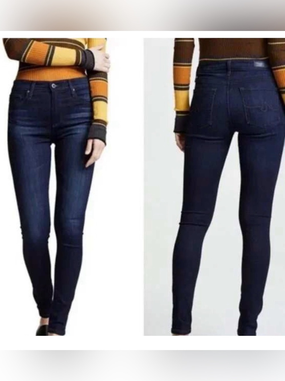 AG The Farrah High-Rise Skinny Jeans for Women